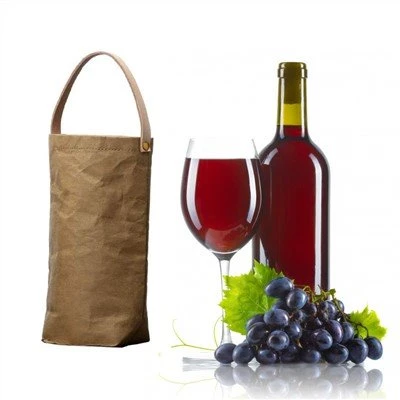 Pojedyncza torba na butelkę Torba na wino na prezenty