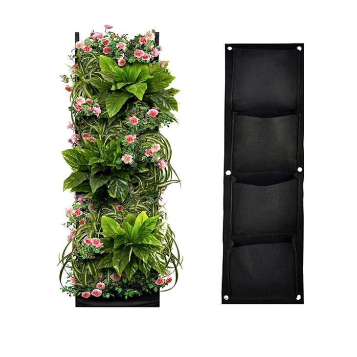 4 kieszenie Living Wall pionowa ogrodowa kieszonkowa sadzarka